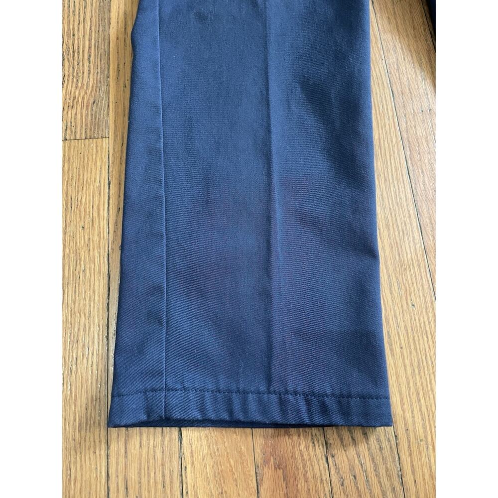Dickies 874 Original Fit Work Pants Mens 34x29 Navy Blue Flat Front Chino 874NV - Picture 3 of 14